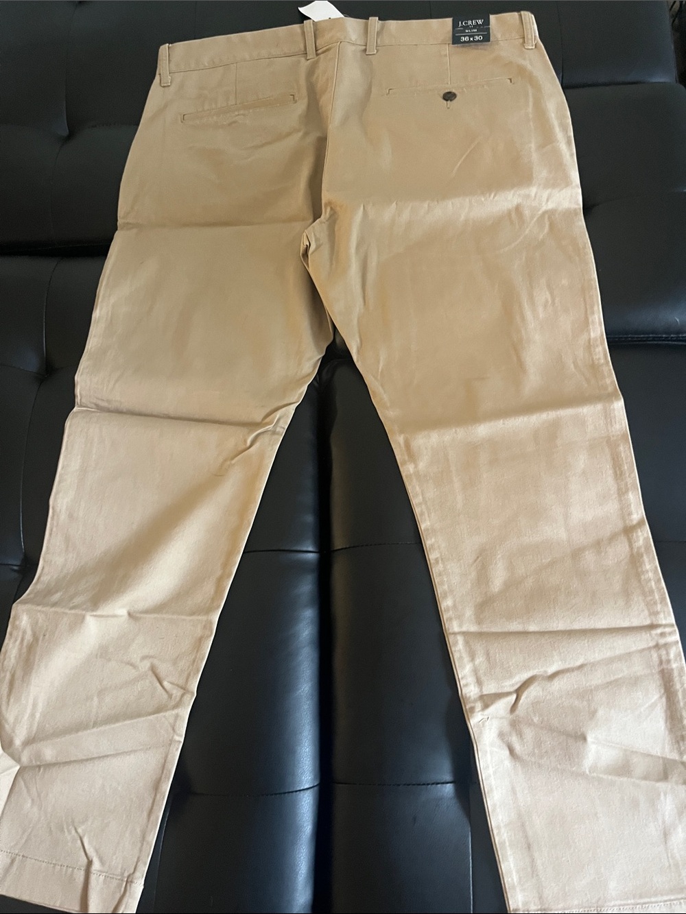 J. Crew Men's Khaki Straight Chinos